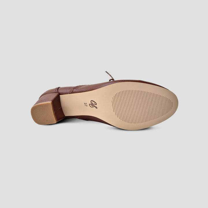 Charlie Stone Shoes vintage ankle booties 1920-40's retro style boots autumn winter light brown tan leather Lise dark academia womens shoes