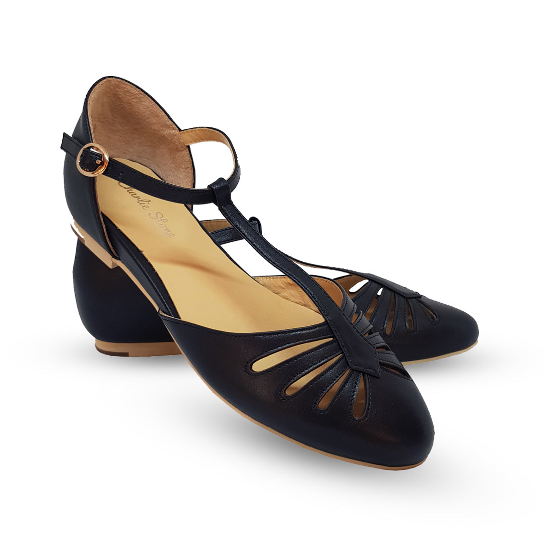 Retro clearance flat shoes