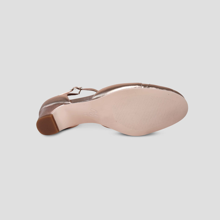 Charlie Stone Shoes vintage 1920s 1930s inspired leather heels with small comfortable heel rose gold for retro wedding style bridal bridesmaid shoes 