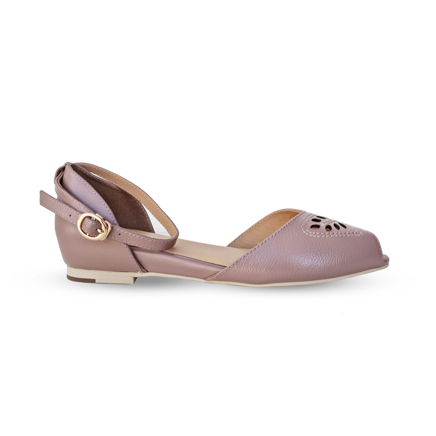 Charlie Stone Vintage Inspired Flats Retro 1940’s 1950’s Style Ladies Shoes taupe ballerina