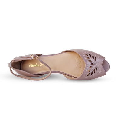 Charlie Stone Vintage Inspired Flats Retro 1940’s 1950’s Style Ladies Shoes taupe ballerina