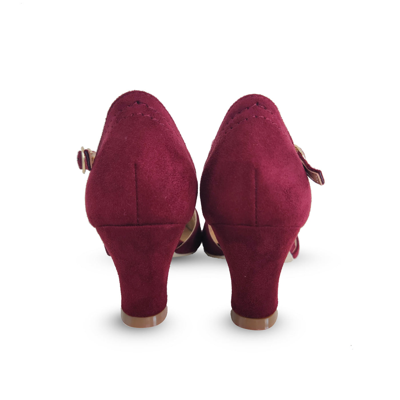 Charlie Stone Vintage Inspired heels Retro 1940’s 1950’s Style Ladies Shoes wine red vegan